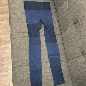 Blue Nike leggings
